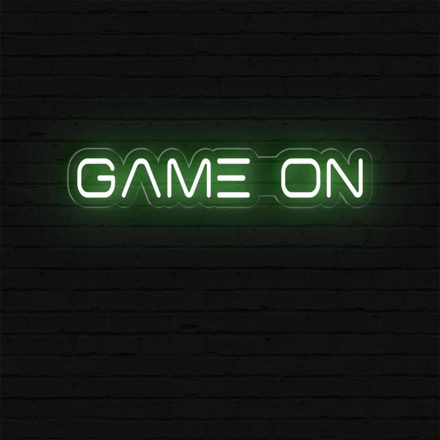 Modern White Game On Led Neon Sign For Gaming Room And Arcade Wall Decor | Shineneon