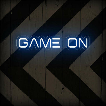Modern White Game On Led Neon Sign For Gaming Room And Arcade Wall Decor | Shineneon