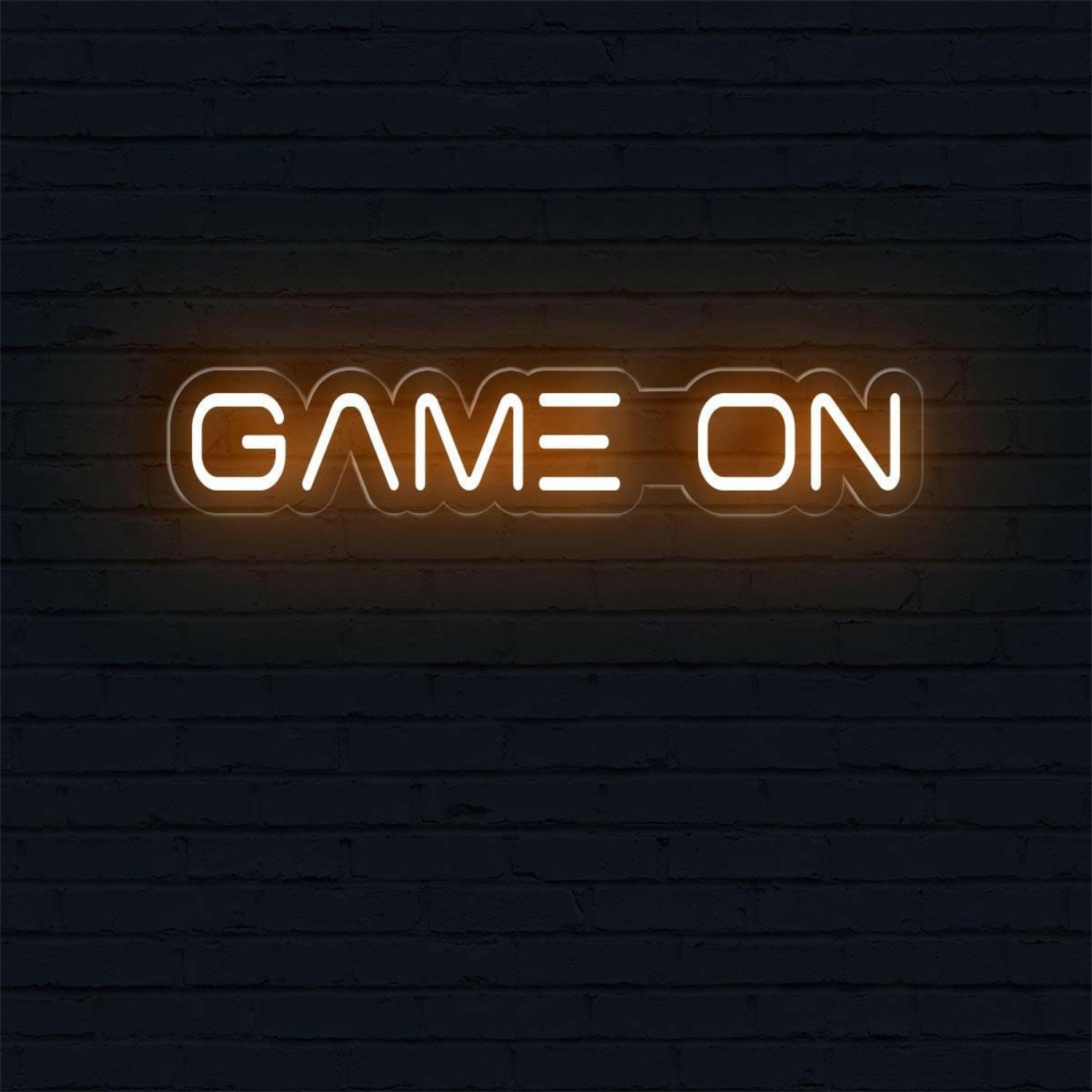Modern White Game On Led Neon Sign For Gaming Room And Arcade Wall Decor | Shineneon