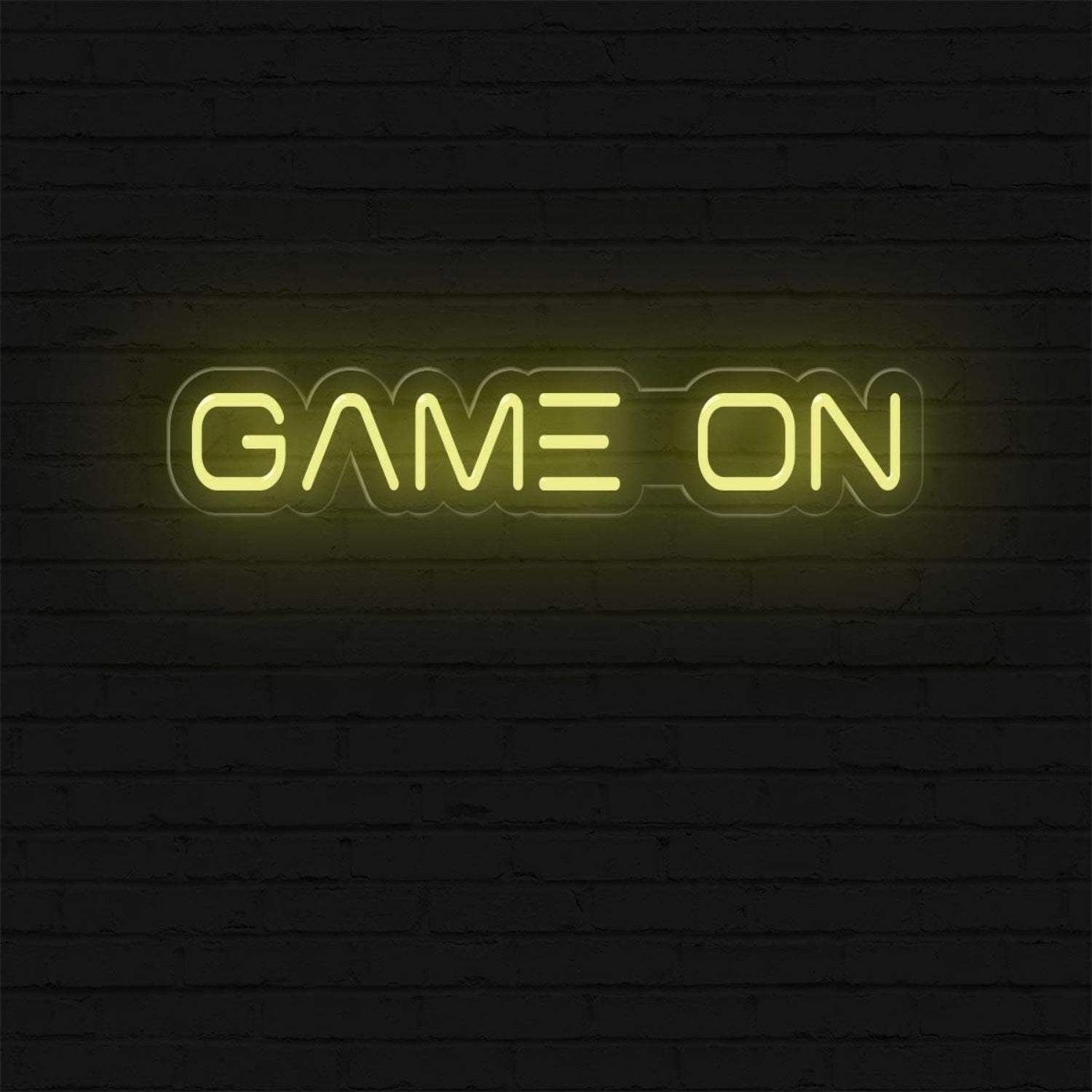 Modern White Game On Led Neon Sign For Gaming Room And Arcade Wall Decor | Shineneon