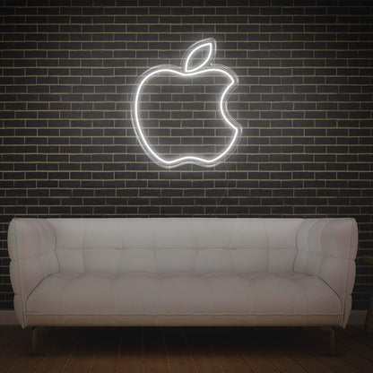 Modern Yellow Apple Led Neon Sign For Home Studio Decor | Shineneon