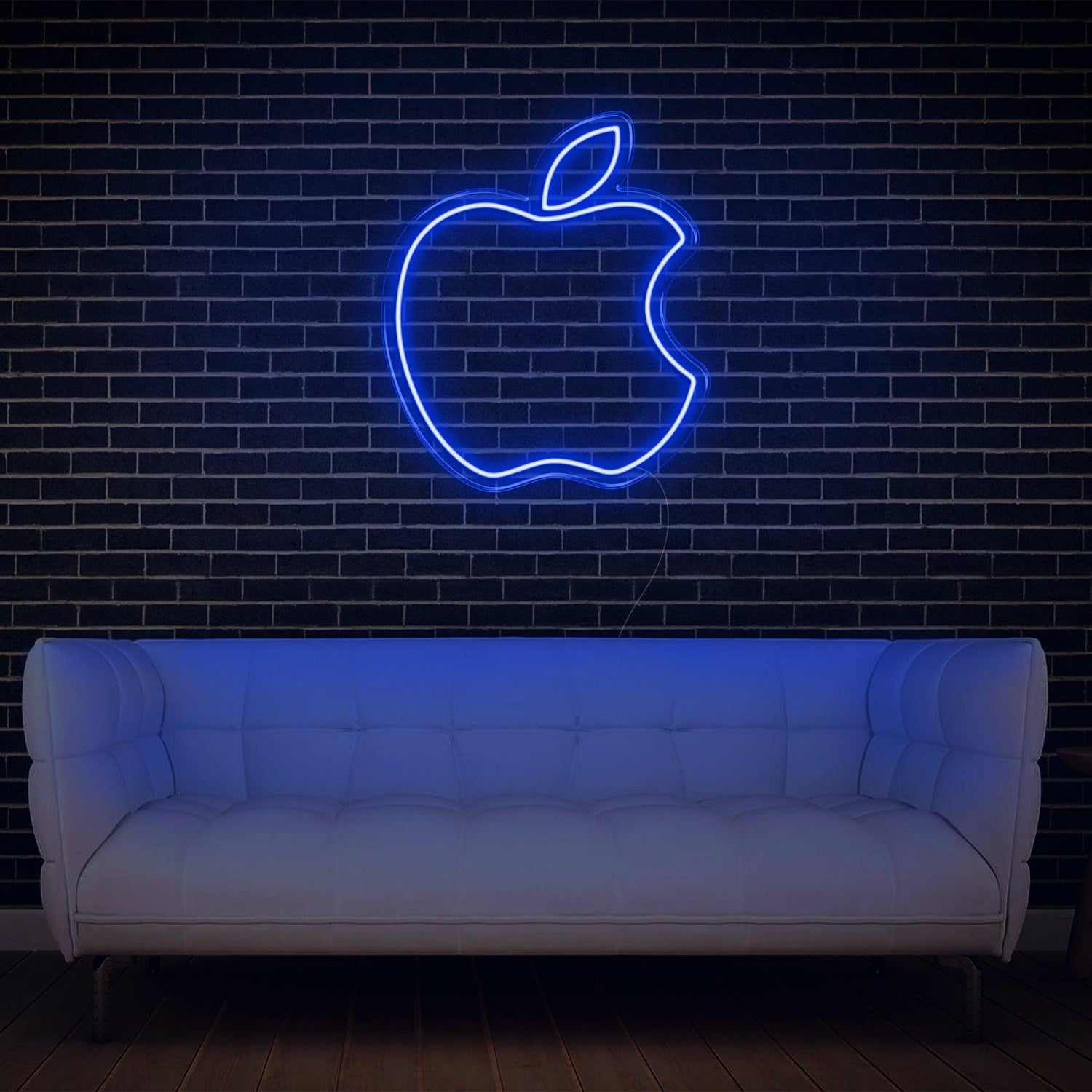 Modern Yellow Apple Led Neon Sign For Home Studio Decor | Shineneon