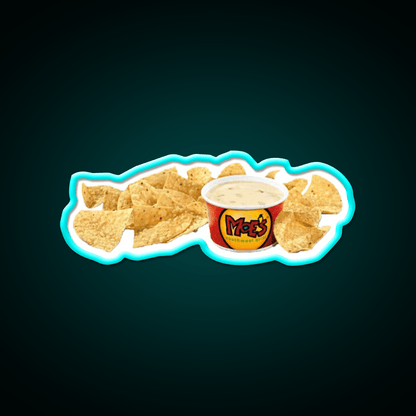 Moes Queso Cheese Fast Food Led Neon Sign For Burger Place Rgb Color - Shineneon