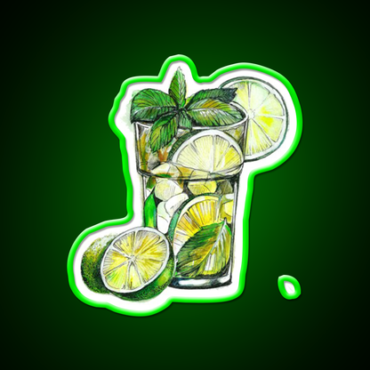 Mojito Cocktail Bar Decor Led Neon Sign Rgb Color - LED neon sign view 8