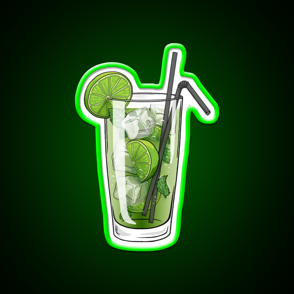 Mojito Cocktail Bar Decor Led Neon Sign Neon Party Sign Rgb Color - LED neon sign view 8