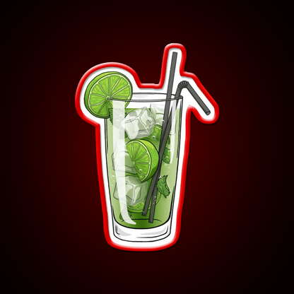 Mojito Cocktail Bar Decor Led Neon Sign Neon Party Sign Rgb Color - Shineneon