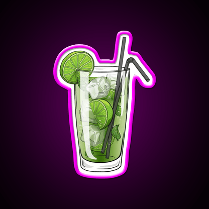 Mojito Cocktail Bar Decor Led Neon Sign Neon Party Sign Rgb Color - Shineneon
