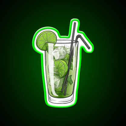 Mojito Cocktail Bar Decor Led Neon Sign Neon Party Sign Rgb Color - Shineneon