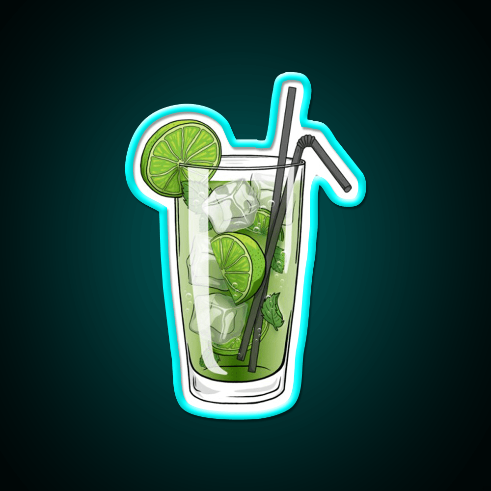 Mojito Cocktail Bar Decor Led Neon Sign Neon Party Sign Rgb Color - Shineneon