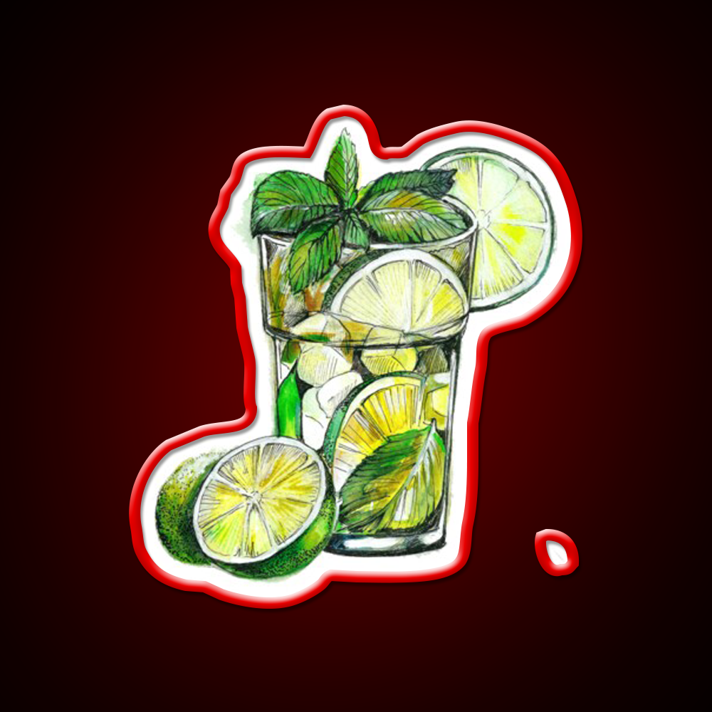 Mojito Cocktail Bar Decor Led Neon Sign Rgb Color - LED neon sign view 10
