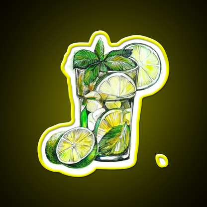 Mojito Cocktail Bar Decor Led Neon Sign Rgb Color - LED neon sign view 7