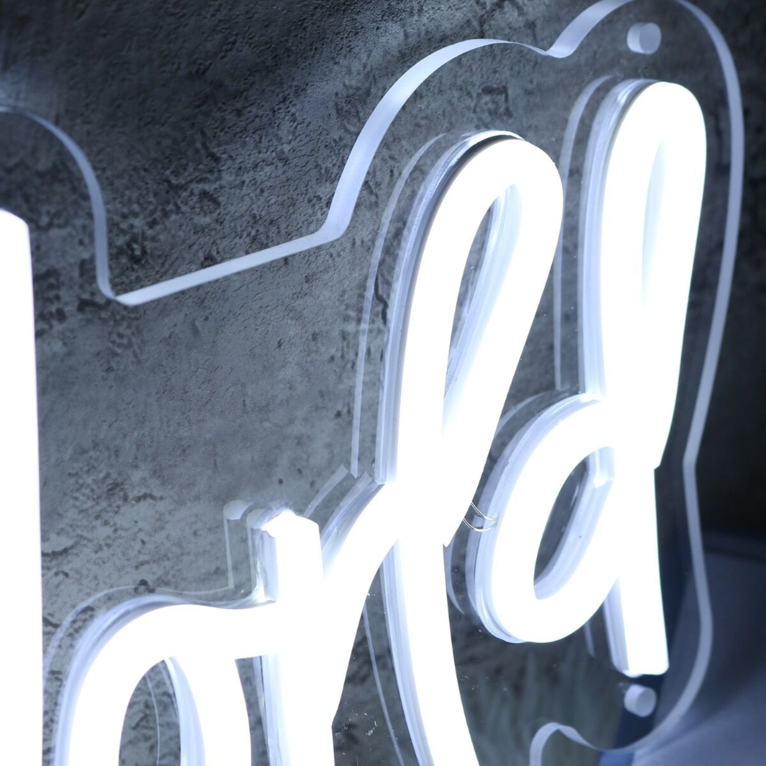 Mollyworld White Led Neon Sign - Shineneon