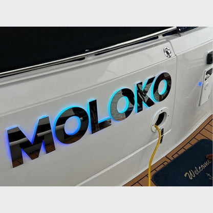 Moloko 3D Backlit Channel Letters Led Light Sign - Shineneon