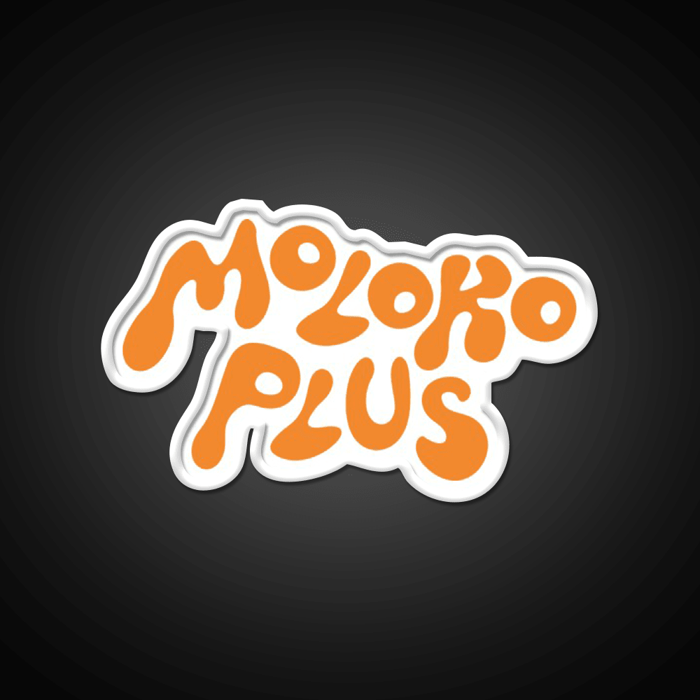 Moloko Plus Orange Cocktail Bar Decor Led Neon Sign Rgb Color - Shineneon