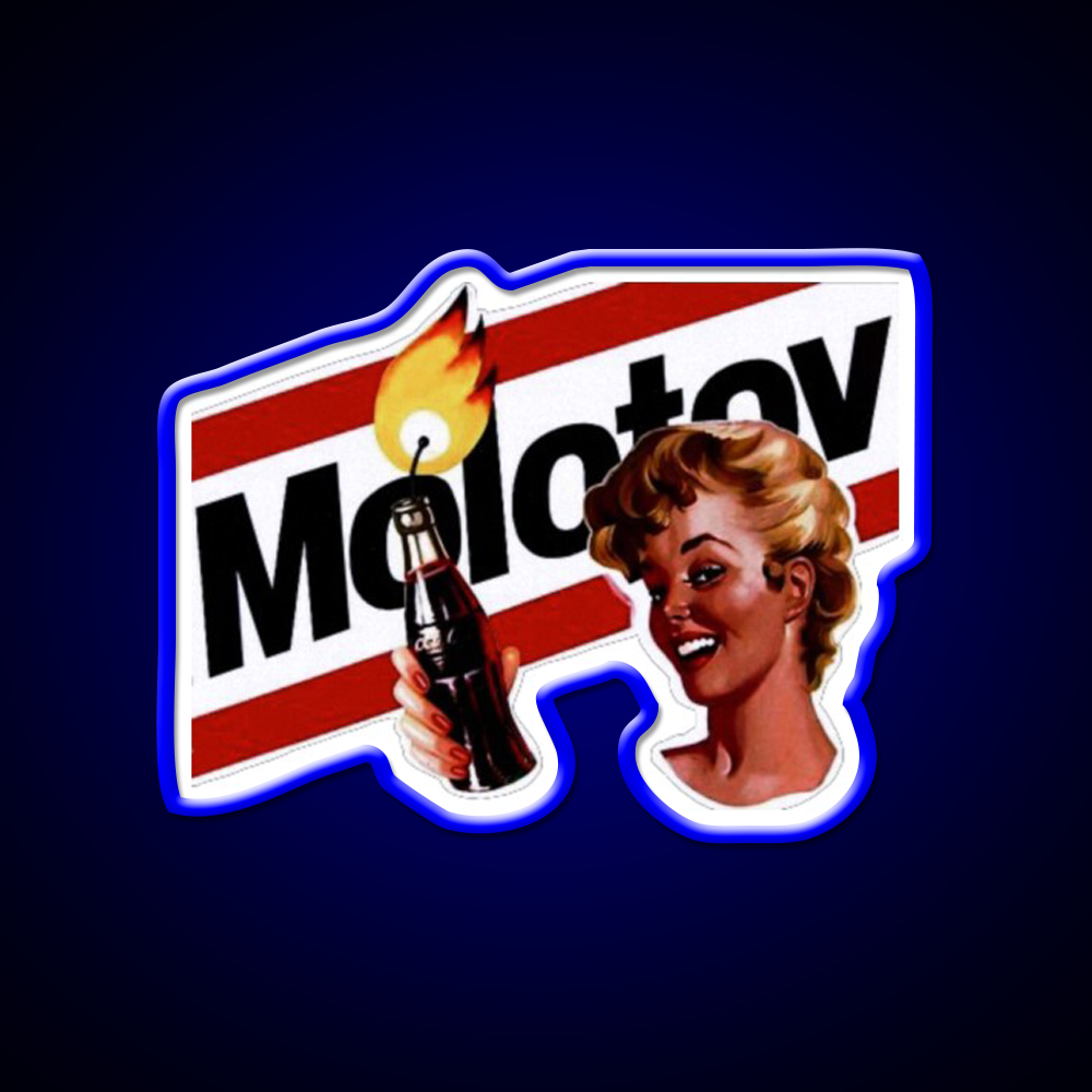 Molotov Cocktail Bar Decor Led Neon Sign Rgb Color - LED neon sign view 5