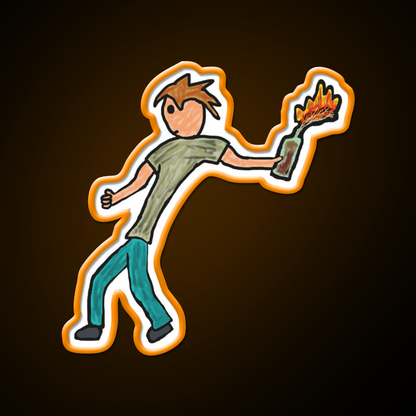Molotov Cocktail Bar Decor Led Neon Sign Drink Lounge Art Rgb Color - LED neon sign view 6