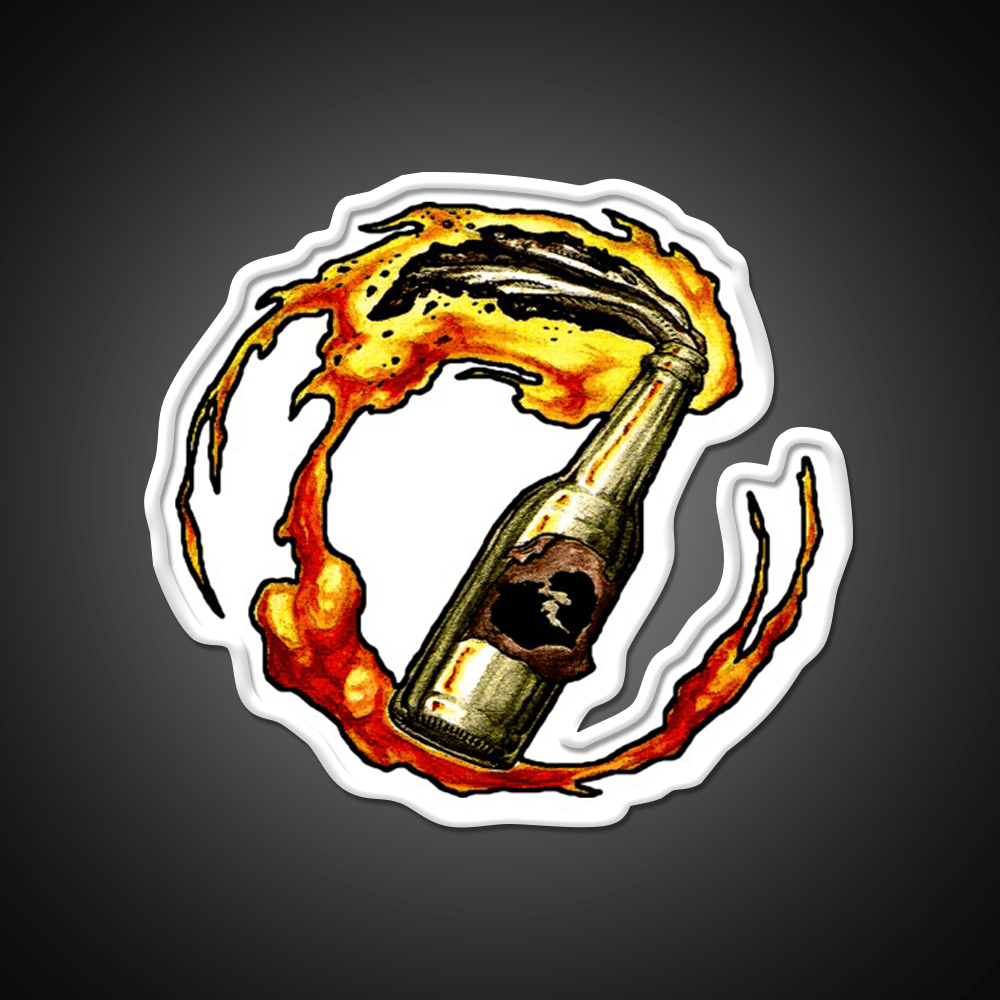 Molotov Cocktail Bar Decor Led Neon Sign Drink Wall Art Rgb Color - Shineneon