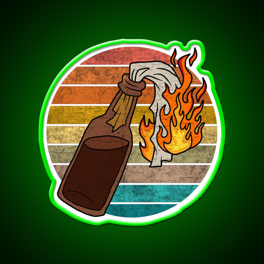 Molotov Cocktail Bar Decor Led Neon Sign For Home Bar Decor Rgb Color - LED neon sign view 8
