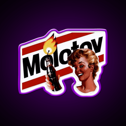Molotov Cocktail Bar Decor Led Neon Sign Rgb Color - Shineneon