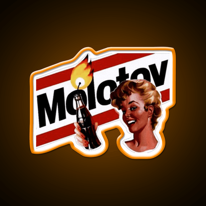 Molotov Cocktail Bar Decor Led Neon Sign Rgb Color - Shineneon
