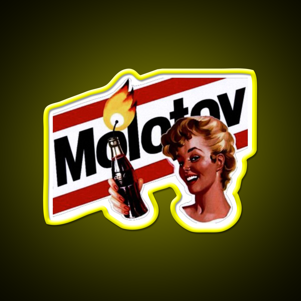 Molotov Cocktail Bar Decor Led Neon Sign Rgb Color - LED neon sign view 7