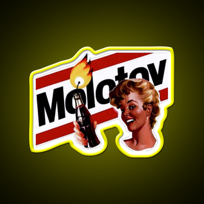 Molotov Cocktail Bar Decor Led Neon Sign Rgb Color - LED neon sign view 7