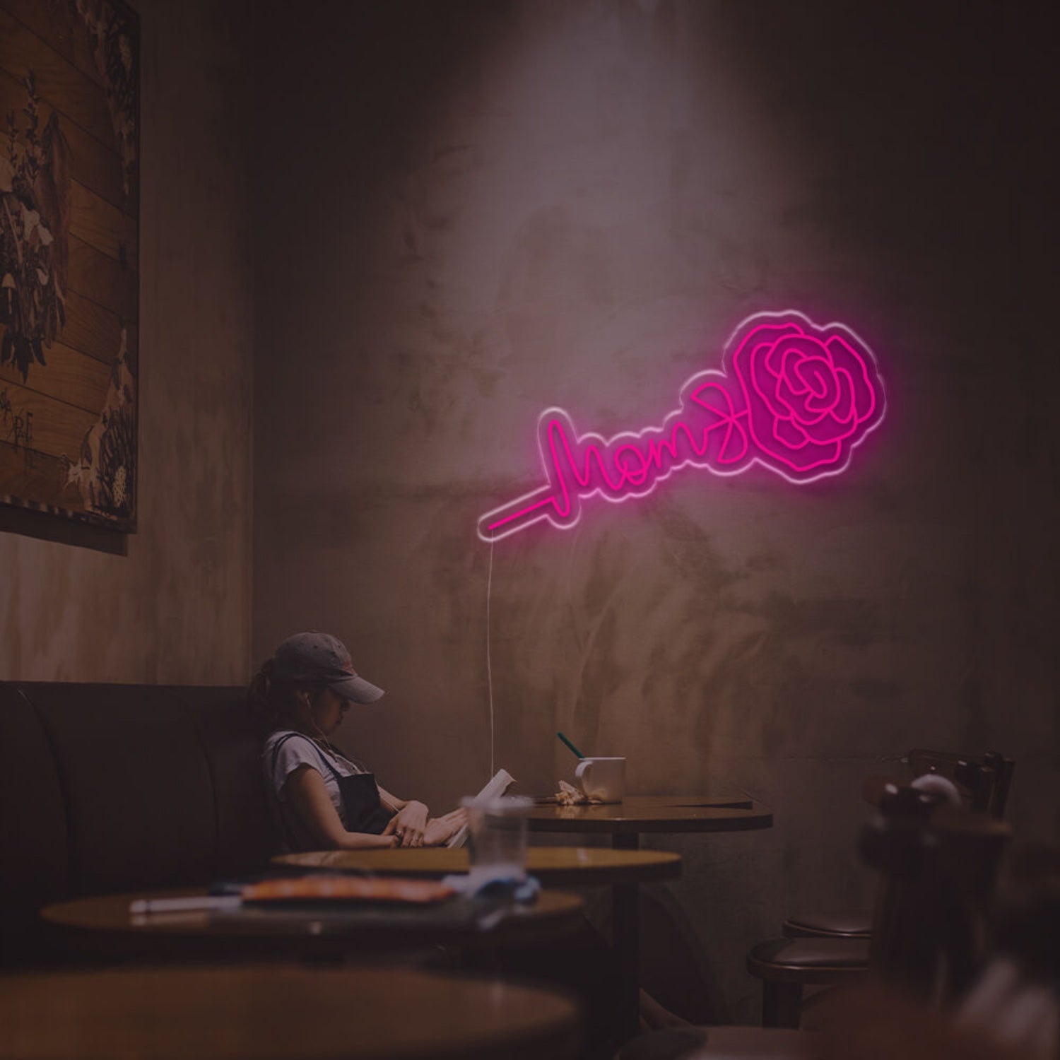 Mom Rose Led Neon Sign | Shineneon