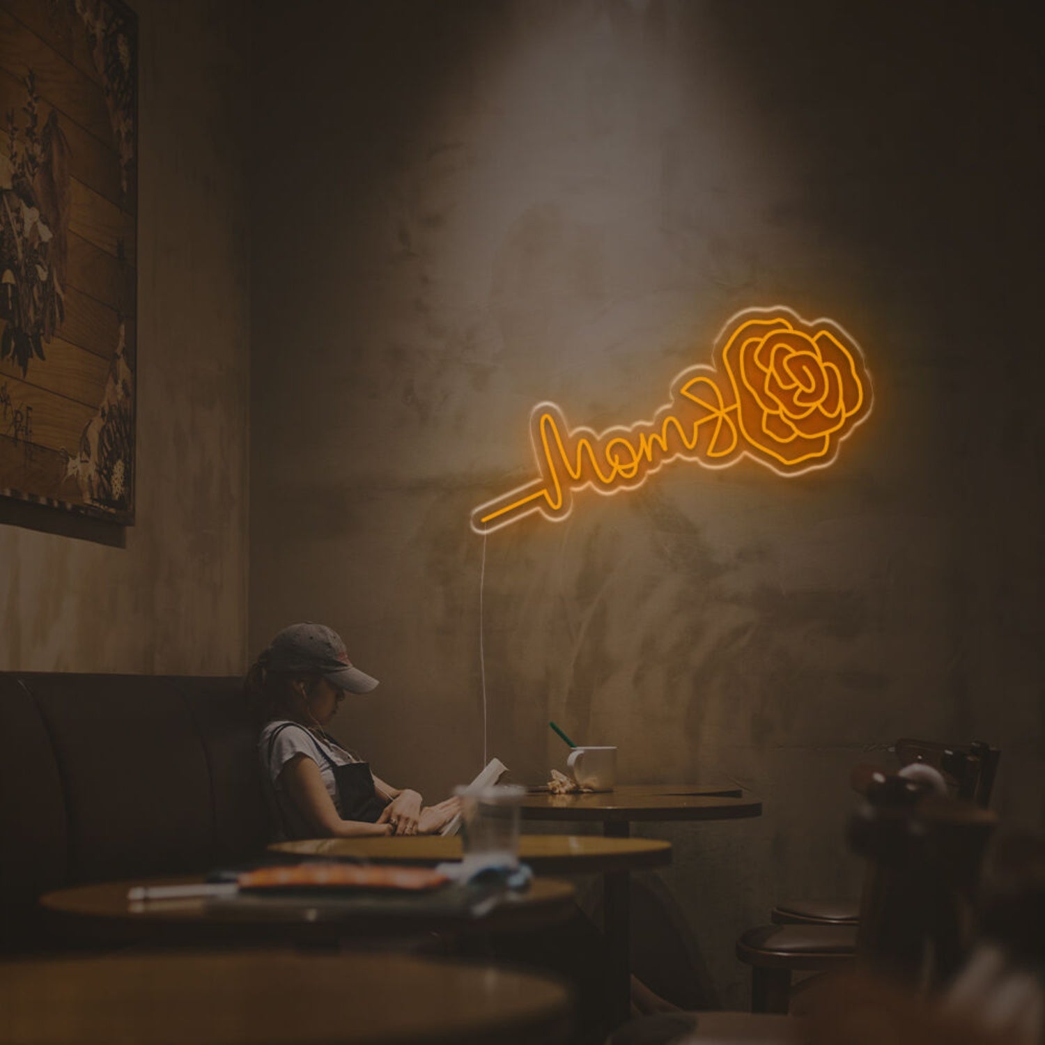 Mom Rose Led Neon Sign | Shineneon
