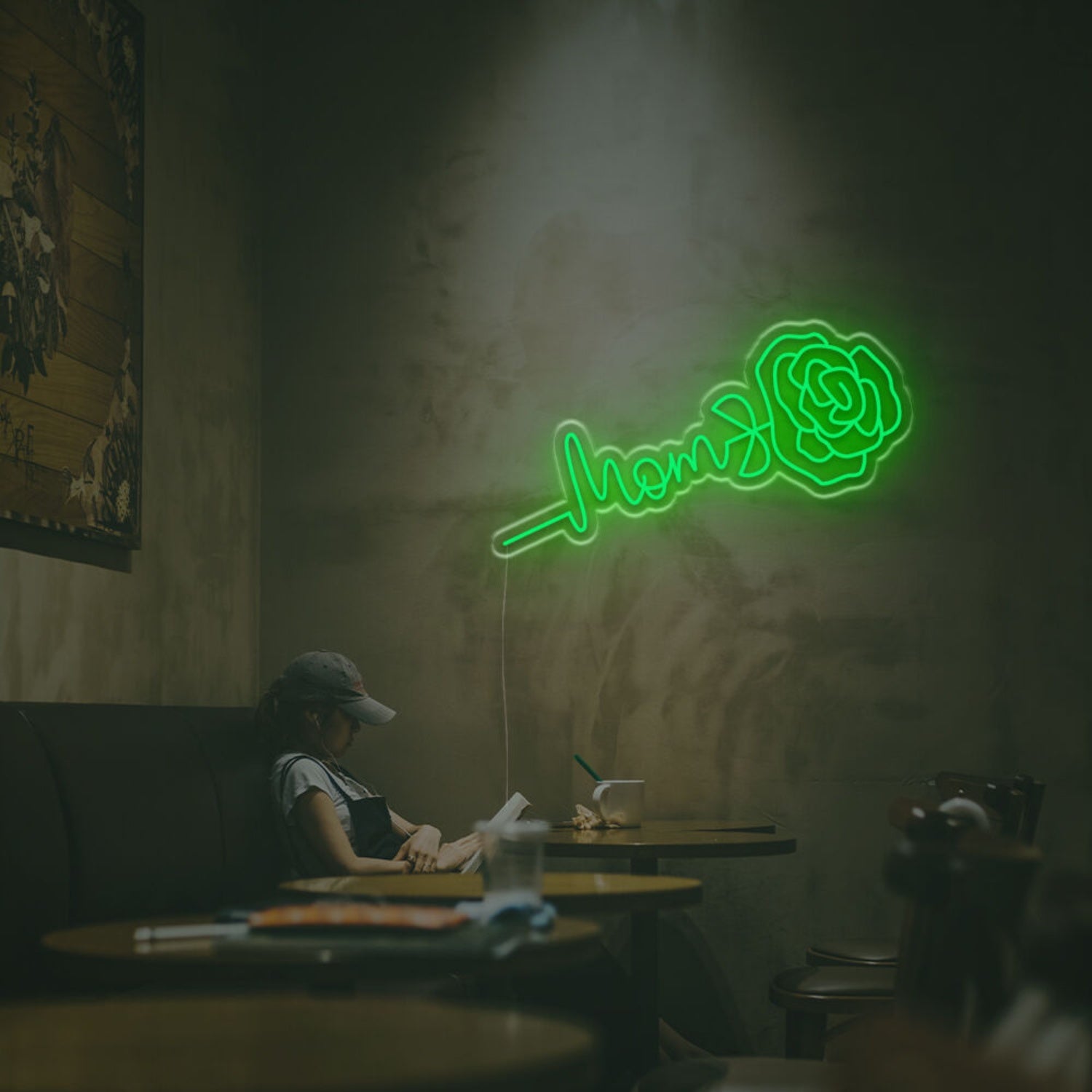Mom Rose Led Neon Sign | Shineneon