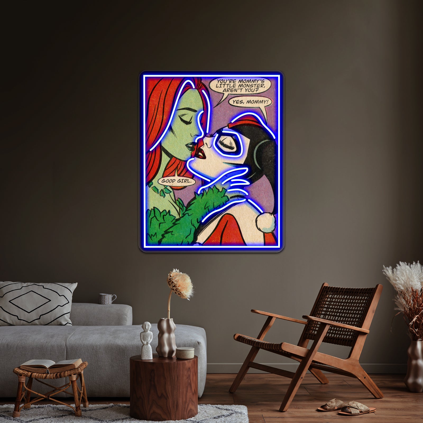 Mommys Little Monster Artwork Neon Wall Signs | Shineneon