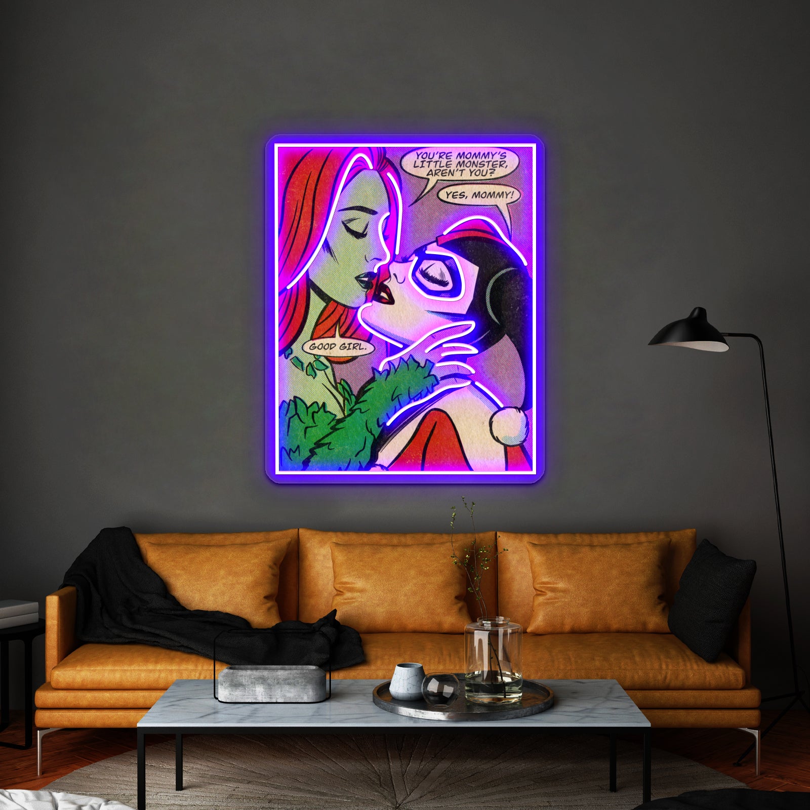 Mommys Little Monster Artwork Neon Wall Signs | Shineneon