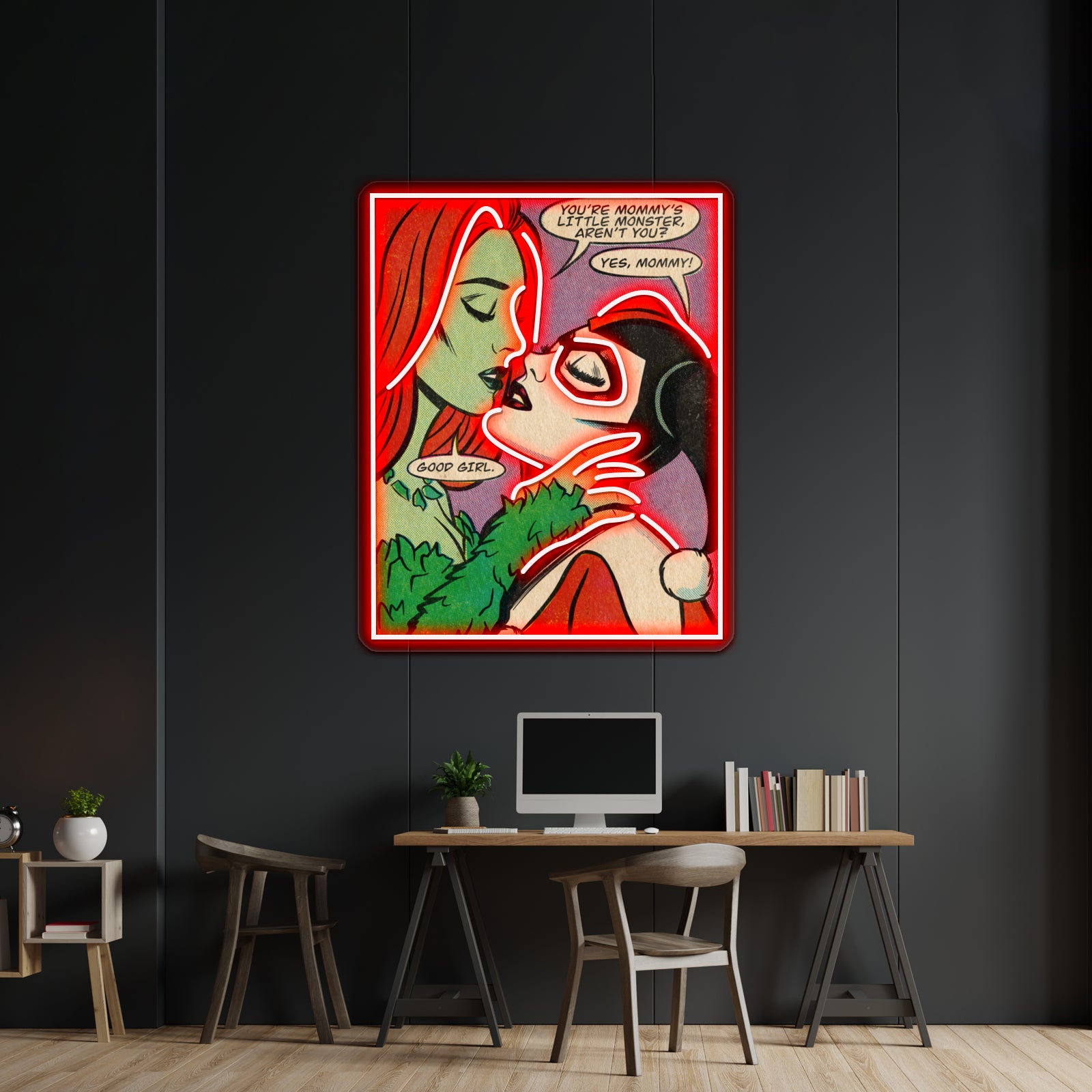 Mommys Little Monster Artwork Neon Wall Signs | Shineneon