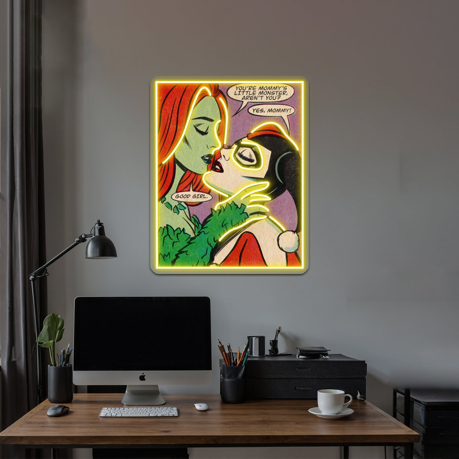 Mommys Little Monster Artwork Neon Wall Signs | Shineneon