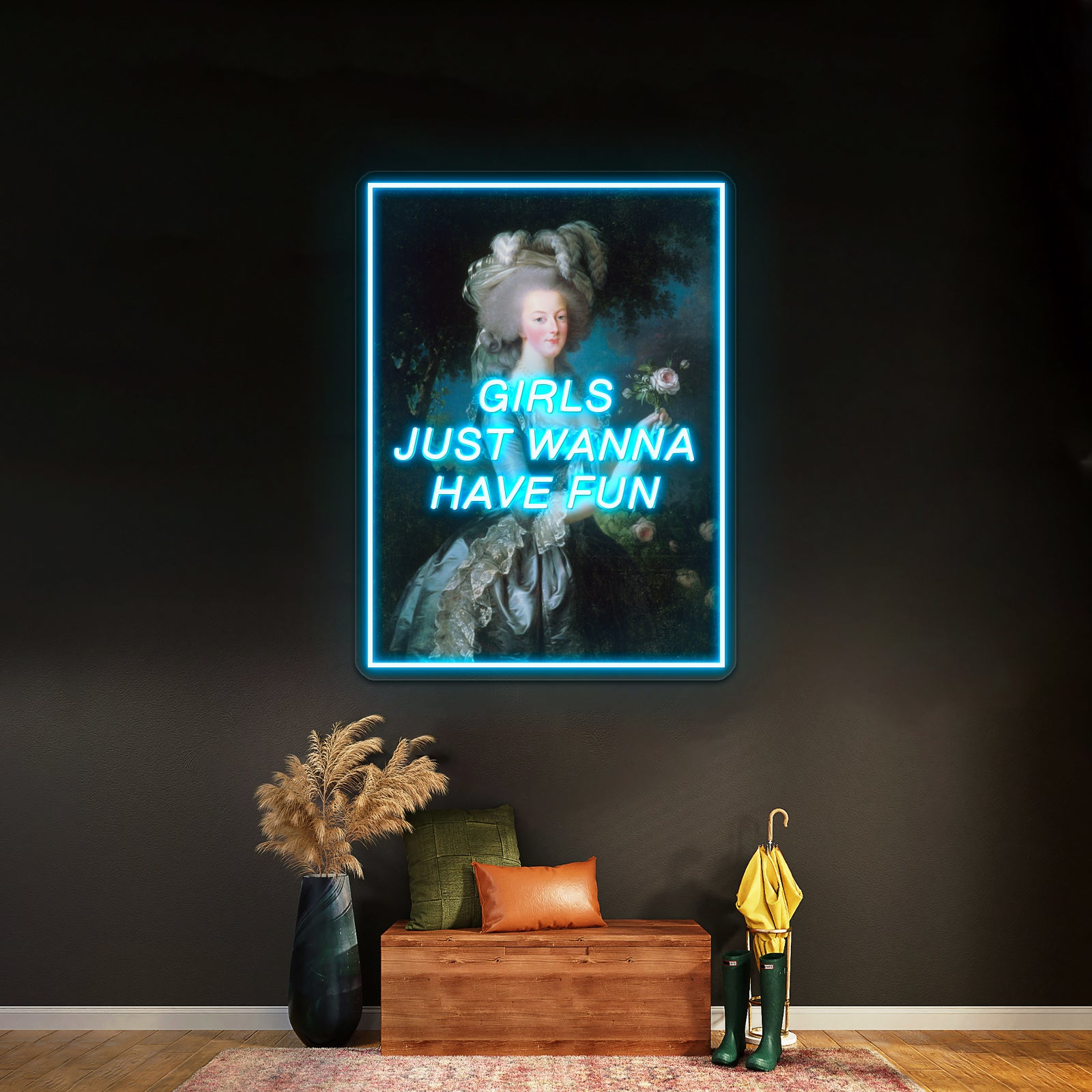 Monarchs Just Wanna Have Fun Artwork Neon Wall Signs | Shineneon