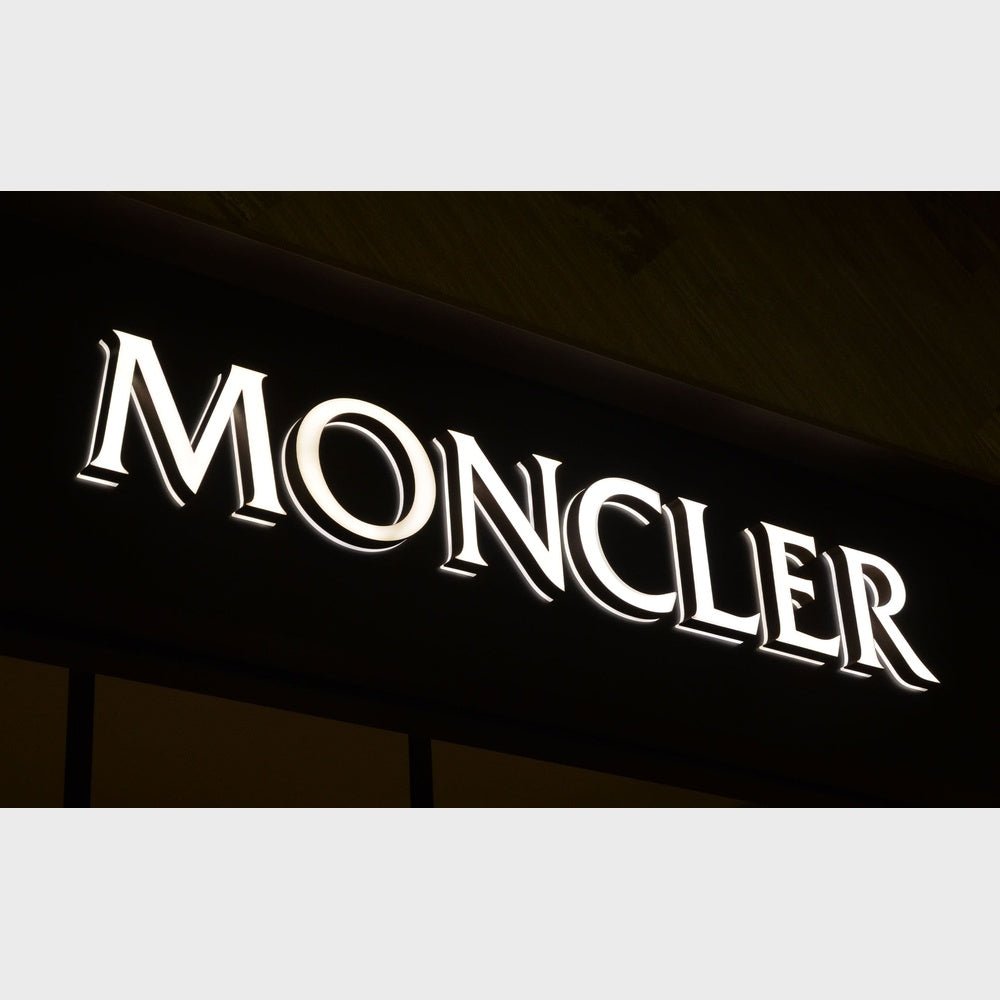 Moncler 3D Frontlit And Backlit Channel Letter Led Light Sign - Shineneon