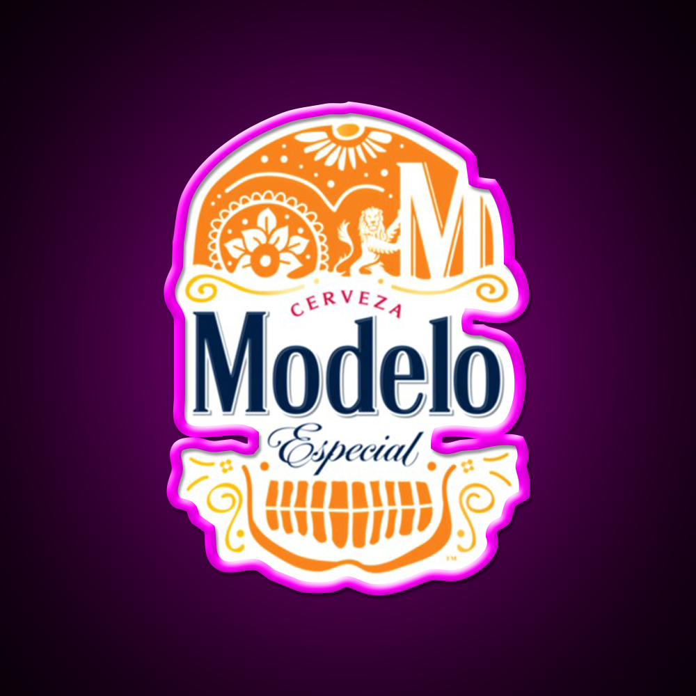 Mondelo Beer Bar Decor Led Neon Sign Rgb Color - Neon sign mounted on wall in room