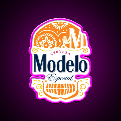 Mondelo Beer Bar Decor Led Neon Sign Rgb Color - Neon sign mounted on wall in room