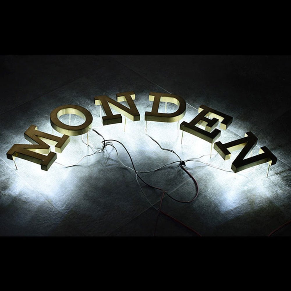 Monden 3D Backlit Channel Letters Led Light Sign - Shineneon