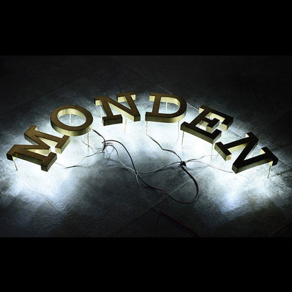 Monden 3D Backlit Channel Letters Led Light Sign - Shineneon