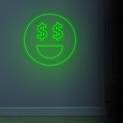 Money Eyes Led Neon Sign For Financial-Themed Decor | Shineneon