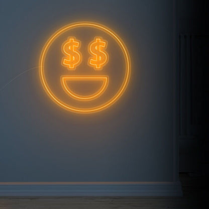 Money Eyes Led Neon Sign For Financial-Themed Decor | Shineneon
