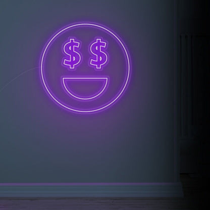 Money Eyes Led Neon Sign For Financial-Themed Decor | Shineneon