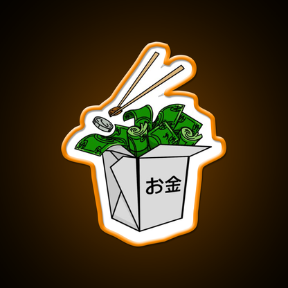 Money Hungry Led Neon Sign Chinese Food Rgb Color