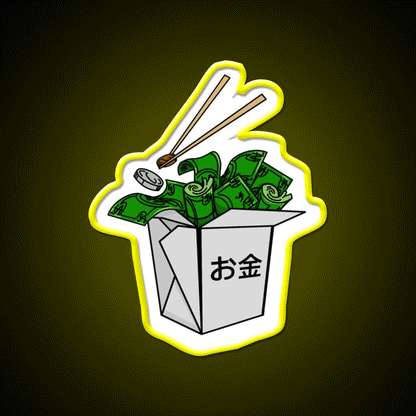 Money Hungry Led Neon Sign Chinese Food Rgb Color