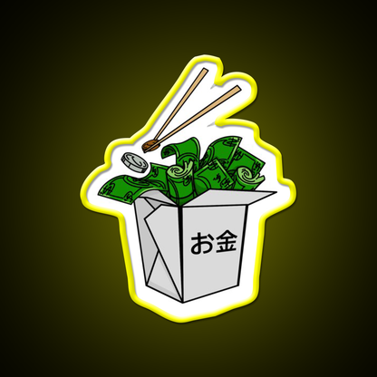 Money Hungry Led Neon Sign Chinese Food Rgb Color