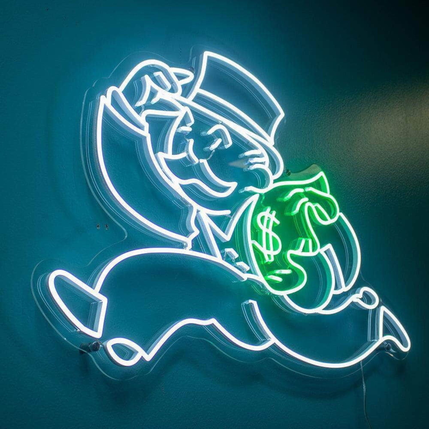 Money Man Led Neon Sign For Wealth And Prosperity Themes | Shineneon