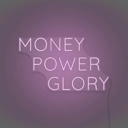 Money Power Glory Custom Led Neon Sign | Shineneon