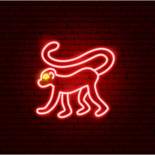 Monkey Chinese Zodiac Led Sign Business Neon Sign