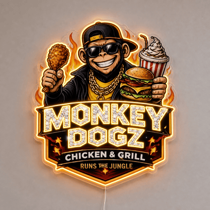 Monkey Dogz Custom LED Neon Sign - Shineneon