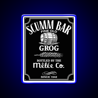 Monkey Island Scumm Bar Grog Gadgets Whiskey Drink Bar Led Neon Sign Rgb Color